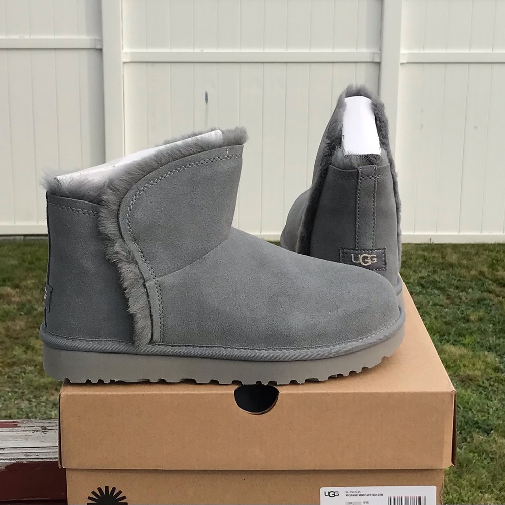 UGG Classic Mini Fluff High-Low - Picture 1 of 8